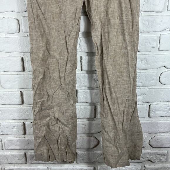 Trina Turk Linen Blend Pants Size 8 - Picture 3 of 14